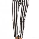 NEW with tags Vertical Stripes High waisted Skinny Pants