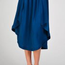 NEW with tags Teal Below Knee Flowy Cocktail Skirt with Asymmetric Layers