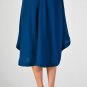 NEW with tags Teal Below Knee Flowy Cocktail Skirt with Asymmetric Layers