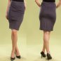 NEW with tags Classy Soft Stretchy Gray Knee length Pencil Skirt