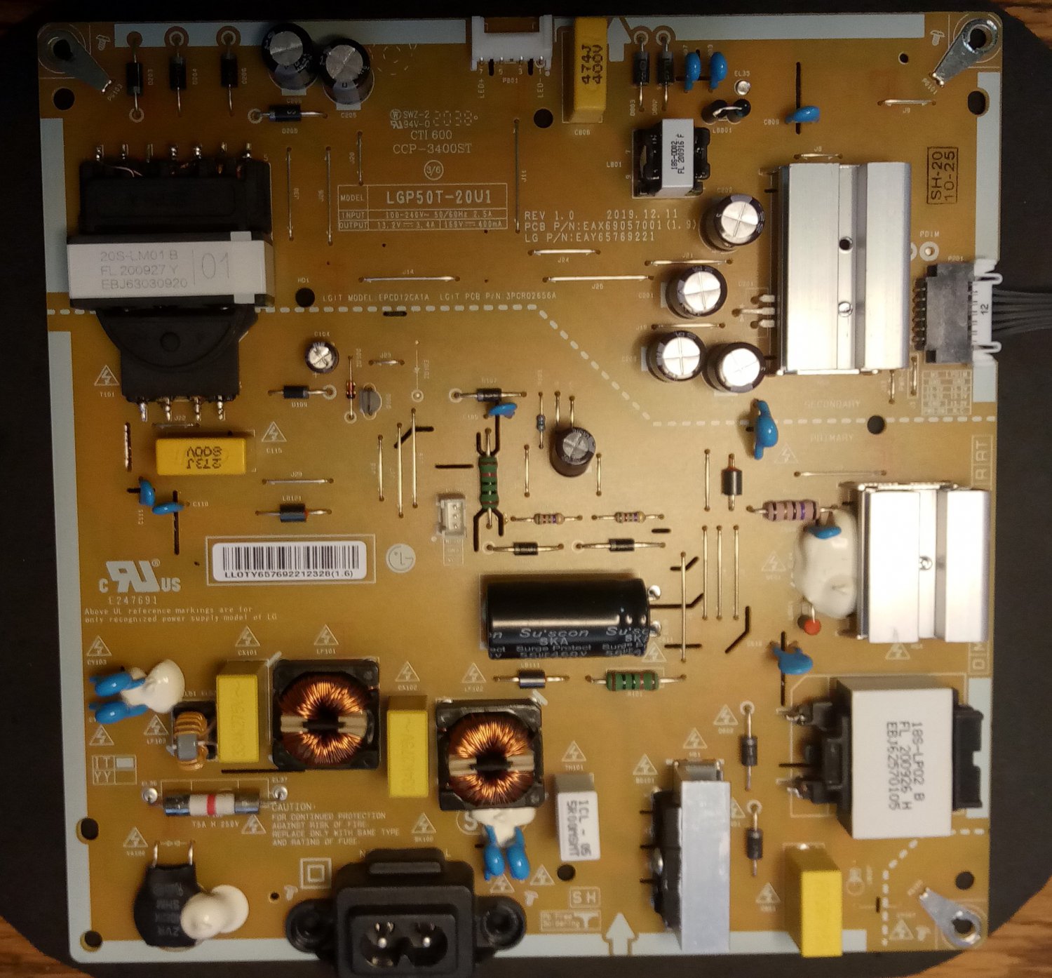 EAX69057001 (1.9) LG Power Board