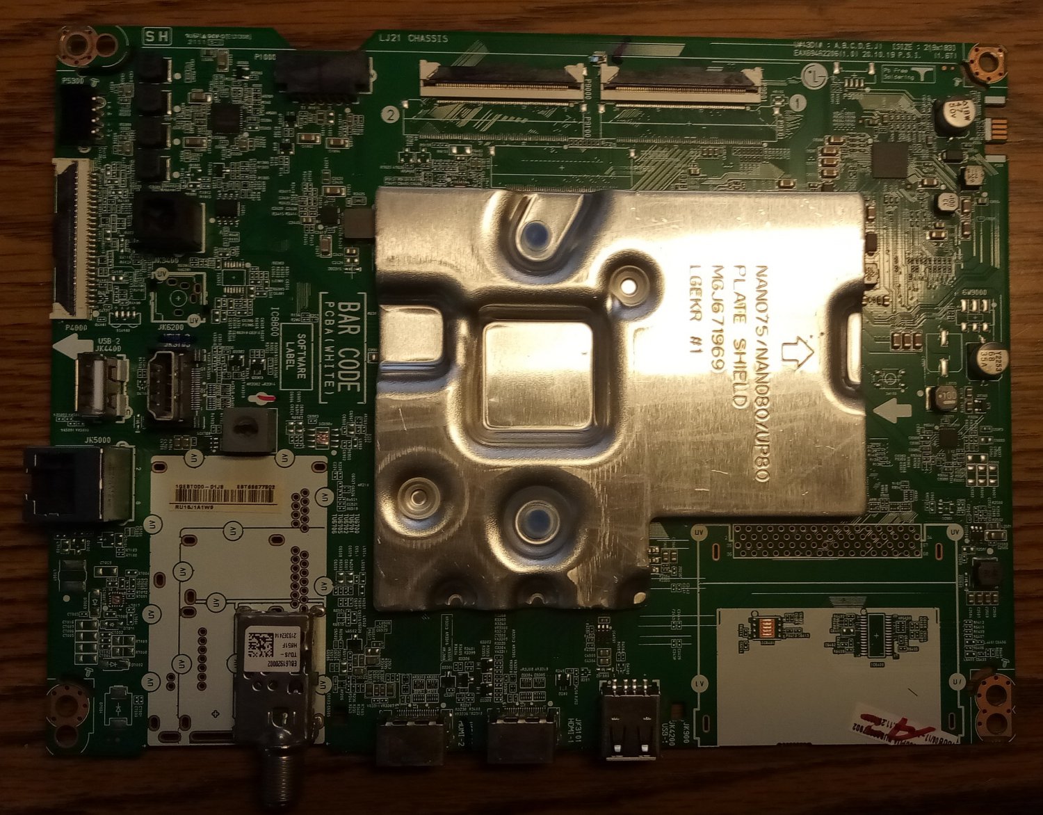 EAX69462206 (1.0) LG Main Board / Model: 65UP8000PUA. BUSYLKR