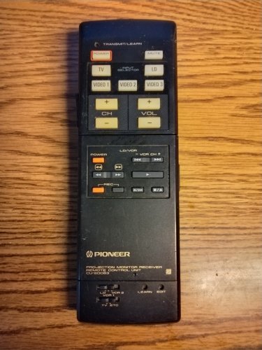 Pionner CU-SDO63 REMOTE CONTROL