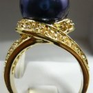 23 colors! 12mm white/pink/red/gray/black/yellow/green/coffee shell pearl ring
