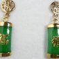 14colors! white/green/purple/yellow jade/turquoise/tiger eye bless lucky earring