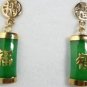 14colors! white/green/purple/yellow jade/turquoise/tiger eye bless lucky earring