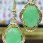 3 colors! beautiful fashion light green/green jade bead dangle earring free ship