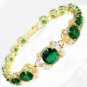 5 colors! Charm pink/ green/ blue Cubic Zirconia bead/ tiger eye stone bracelet