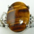 13 colors! fancy oval green/pink/purple/blue jade/turquosie/tiger eye stone ring