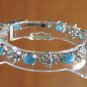 18 colors! charm 6*8mm white/pink/blue/red/black/green/Multi Color opal bracelet