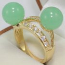 13 colors!10mm green/pink/purple/yellow/blue jade /black agatge/ Amethyst ring