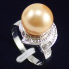 13 colors! white/pink/black pearl -pink/red/gray/green/yellow shell pearl ring