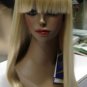 High quality lady's long black Straight SYNTHETIC FIBER Hair wig #E-024