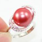 13 colors!12mm pink/red/green/blue/black/yellow shell pearl/purple/red jade ring