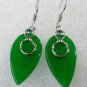 2 colors! lady's fancy beautiful green/purple jade bead dangle earring free ship