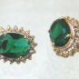 6 colors! fine beautiful pink/purple/green/blue/red Cubic zirconium stud earring