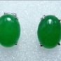 12 colors! fine fashion oval/Box-shaped green/red jade /black agate clip earring