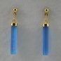 8 colors! fine white/pink/blue/yellow opal/ red jade/black agate stud earring