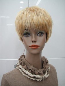 8 colors! Lady's good quality short SYNTHETIC FIBER Hair wig #E-GLOVE free ship