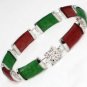13 colors! red/purple/yellow/green jade/mixed Multi Color agate shell bracelet