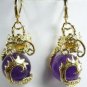 12 color! 12mm green/blue/purple/pink jade black agate Amethyst dragon earring