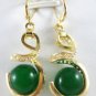 13 color! 12mm green/blue/yellow jade pink/red/black/green shell pearl earrings