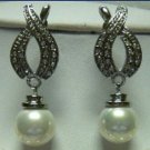 14 color! 12mm white/pink/purple/gray/black/red/green/yellow shell pearl earring
