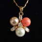 24 color! 8mm white/pink/red/black/yellow/blue shell pearl purple jade pendant
