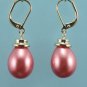 14 colors!nice white/pink/red/black/blue/coffee/green/yellow shell pearl earring