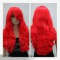 3 colors! new nice lady's red/blue/pink long cosplay hair wig