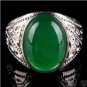 7 colors! wonderful men's purple/blue/red/green jade bead ring US #8,9,10,11