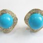 11 colors!10mm pink/gray/black/blue/yellow/coffee shell pearl 18KGP stud earring