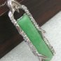 5 color! fancy green jade/balck agate/turquoise bead 18KGP pendant necklace