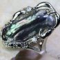 Beautiful cultured white pink black biwa pearl bead ring (#6,7,8,9)free shipping