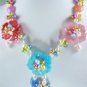 7 colors! nice white pearl & colorful jade pearl flower shell necklace pendant