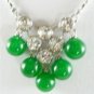 4 color! 8mm white/black/yellow shell pearl green/purple jade beads pendant