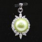 14 color! white/pink/red/gray/yellow/green/black/blue/coffee shell pearl pendant