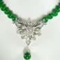 9 colors!white/black pearl green/purple/yellow jade necklace +jade shell pendant
