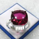 2 colors! lady's stunning purple/red zircon bead ring #7,8,9
