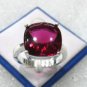 2 colors! lady's stunning purple/red zircon bead ring #7,8,9