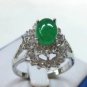 5 colors! charm red/purple/blue zircon -blue opal -green jade ring #7,8,9