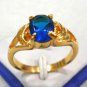 3 colors! lady's charming red/blue/purple zircon ring #7,8,9