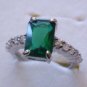 5 colors! wonderful lady's green/blue/purple/white zircon ring #7,8,9 exit