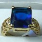 8 colors! lady's stunning green/blue/red/purple zircon 18KGP ring #7,8,9 exit