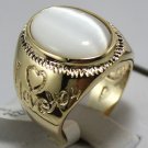 5 colors! fine unsex 13*18mm white/yellow/green/blue opal love ring #9,10,11,12