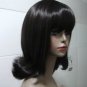 Lady's good quality black /dark red SYNTHETIC FIBER Hair wig #E-0141 three color
