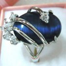 7 colors! beautiful oval white/green/red/yellow/blue opal ring #6,7,8,9 exit