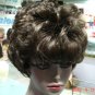 Fashion lady's short Curls black brown SYNTHETIC FIBER Hair wig #E-716=FLOR