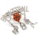 BASKETBALL MOM ADJUSTABLE TWO FINGER RING
