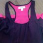 Dark blue and Pink Top